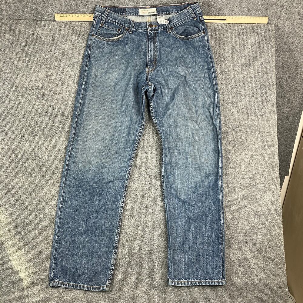 Levi's Signature Jeans Mens W36 L34 Loose Relaxed Fit Medium Wash Denim